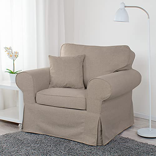Bezug für Sessel Ektorp (Dark beige A02)
