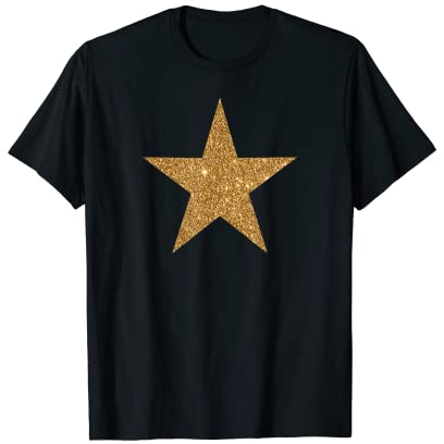 Goldener Rockstar T-Shirt