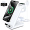 Estación de carga inalámbrica, soporte de carga inalámbrico 3 en 1 hecho para Apple Watch Ultra 10 9 8 7 6 SE 5 4 3, cargador inalámbrico rápido hecho para iPhone 16/15/14/13/12/11/X, para AirPods Pro