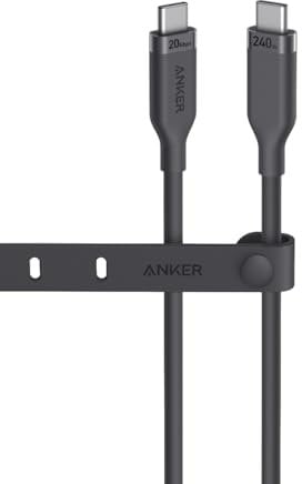 Anker cable usb c carga rapida (91 cm, 240W), USB 3.2 Cable Base Bío con 20 Gbps de Transferencia de Datos, para iPhone 15/15 Plus/15 Pro/15 Pro Max, MacBook Pro, iPad Pro/Air, Galaxy S23