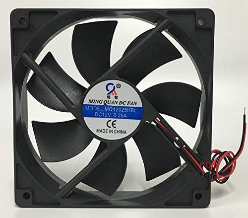 MQ12025HBL MING-Quan DC12V 120mm Cooling fan - 0.25A 12CM 2-Wire Cooling fan