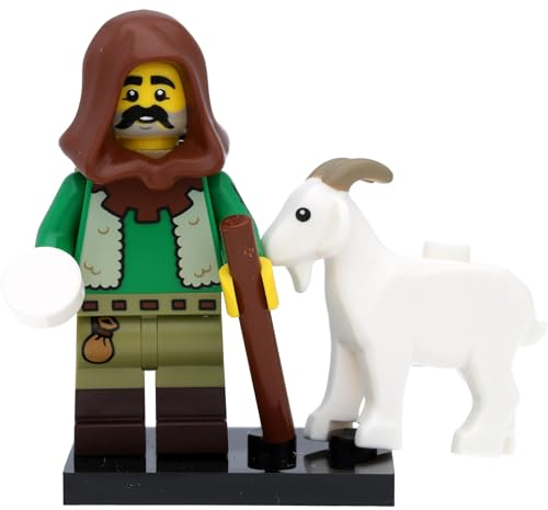 71045 Minifigures - Serie 25 - Sammelfigur für Lego Fans: #5 Ziegenhirte mit Ziege