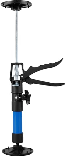 Deckenstützen Verstellbar 32 bis 60cm Einhandstütze Montagestütze Belastbar Bis 45 kg Höhenverstellbar Türspreizer Zargenspanner Set Schnellspannstütze für Haus Dekoration Bau (32 bis 60cm)