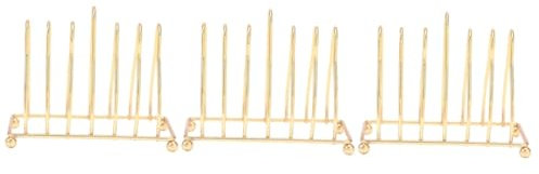 TOPBATHY 3 Piezas escurridor platos organizador mesa escritorio kitchen storage rack cozinha organizador secaplatos Oro y plata Accesorios bandeja placa desgaste tendedero planchar