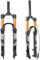 BaiWon MTB Fahrrad LuftVorderrad Gabel 26 27.5 29 Zoll, Mountainbike Federgabel Gerades/Konisches Rohr 120mm Fahrrad-Federgabel 28.6mm (1-1/8inch) QR Scheibenbremse(29,Gerades Rohr Manuell)