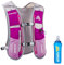 TRIWONDER 5L Trinkrucksack, Ultraleicht Laufweste, Laufrucksack mit 1.5L Trinkblase oder 500ML Flasche Fahrradrucksack für Laufen, Marathon Radfahren (Rosenrot - mit 500ml Flasche, Einheitsgröße)