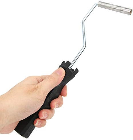 Bubble Paddle Tool Duster Bubble Paddle Tool, Bubble Paddle Head Brush Roller Resin Composite Fiberglass 3In for Abs Toolsk for Abs Fiberglass Black Cleaning Tool