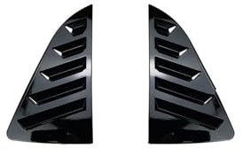 Auto Heckscheiben-Seitenspoiler Heckspoiler Dreiecksfensterspoiler Für Polo MK5 6R 6C Für MPI Für TSI Für Line 4-Türer Für Fließheck 2010-2017 Heckscheibenspoiler Spoiler Wing