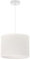 Light Home JUTA Hängelampe Glamour Höhenverstellbar - Modern Lampe Hängend fur Esszimmer- Glamour Pendelleuchte - Wohnzimmerlampe Rund - E27 Glühbirne - Weiß Kabel ⌀ 20 cm