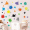 Blogiiup Calcomanía de Pared de Pintura Multicolor de 36 Piezas, Pegatinas de Pared de Salpicaduras y Manchas, Pegatinas de Pared de Mancha de Tinta, decoración de la guardería de la Sala de Arte