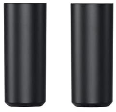 BLX2 Microphone Battery Cup Cover Replacement for Shure BLX288/PG58 Microphone Handheld transmitter, Black, 2 Pack