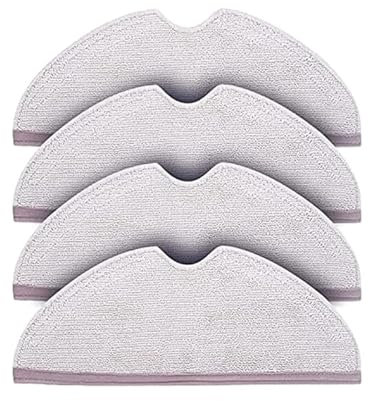 LQIYLQNR Paño De Fibra Ultrafina For Aspiradora Robot, Compatible con Roborock S6, S6 Pure, S6 Maxv, S5 MAX, S5. Repuestos For Mopa.