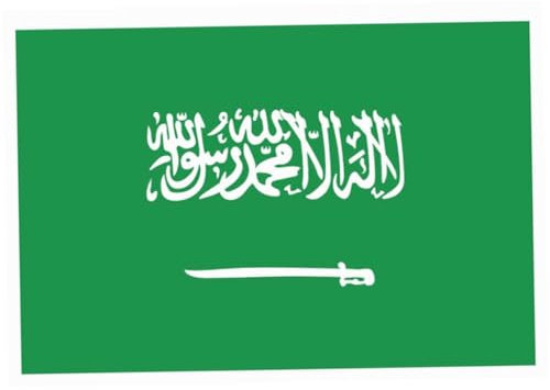 Saudi -Arabien -Flagge Garten Polyester Saudi -Arabien Banner Dekorative Nationalflagge 90x150 cm