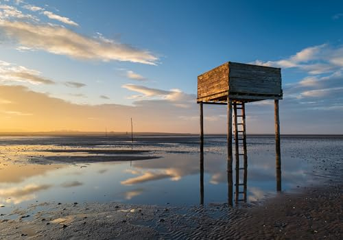 Pilgrim's Causeway on the Holy Island of Lindisfarne, Northumberland, 1000 Piece Jigsaw Puzzle