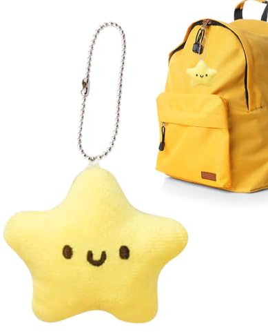 Generico Niedliche Puppe - flauschiger Stern, Taschenzubehör, Deko