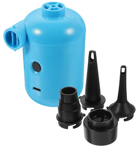 DIYEAH Pompe à Air Électrique Portable USB, Compresseur pour Bateau Gonflable et Matelas Pneumatique, Gonflage Rapide, Pompe à Air Domestique et Extérieure, Légère et Compacte, Couleur