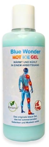 House of Wonder - Blue Wonder natürliches Schmerzgel 250 ml - Bei Schmerzen von Muskeln und Gelenken