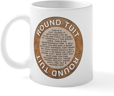 CafePress Round Tuit Mug 11 oz (325 ml) Ceramic Coffee Mug