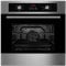 Cookology COF605S 60cm 65 Litre Capacity, Installed Built In Electric Fan Oven, Integrated Single Fan Oven with Mechanical Dial Timer and Grill - in Stainless Steel