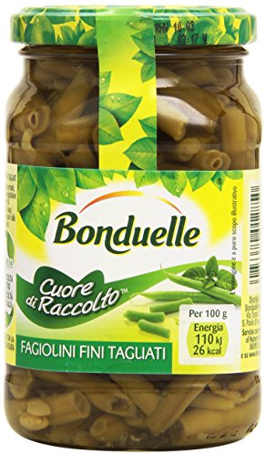 6x Bonduelle fagiolini grüne Bohnen 330g glas Italienische Hülsenfrücht Gemüse