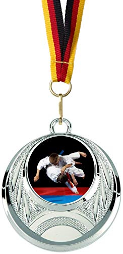 Verlag Reiner Kullack 10er-Set Medaillen »Judo«, mit 25 mm Sportfoto-Emblem (Folie, bunt)