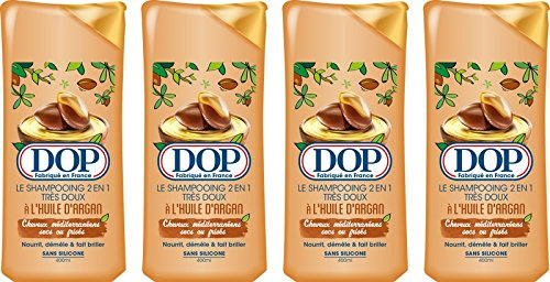Dop DOP Shampooing Très Doux 2-en-1 à l'Huile d'Argan 400.0 ml - Lot de 4
