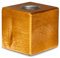 levandeo Teelichthalter Holz Massiv 10x10cm Teak Farbig Kerzenständer Kerzenhalter Rustikal Natur Tischdeko