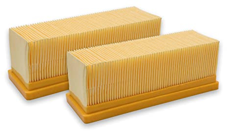 vhbw 2x filtros aspiradora compatible con Kärcher SE 5.100, SE 6.100, A2701, A2801 Plus, SE 3001, A2731 PT, SE 2001 - Filtro principal