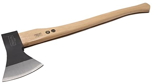 TrendLine Axt mit Holzstiel 1250 g 64 cm Grifflänge Beil Spaltaxt VPA-geprüft