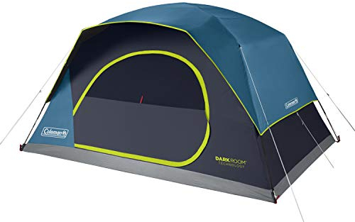 Coleman Unisex – Erwachsene Darkroom SkyDome Zelt, Blau, 8-Person