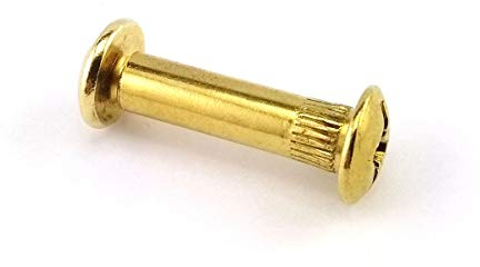 50 x Verbindungsschraube Möbel Verbinder Schrankverbinder 31mm - 40mm / M4 / Gelb