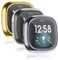 Vancle 3-Stück Hülle Kompatibel mit Fitbit Sense/Versa 3 Schutzhülle Schutzfolie, Weiche TPU Schutzfolie Vollschutz Display Schutz Hülle für Sense/Versa 3 NUR (Space Grau/Gold/Klar)