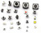 125pcs táctil botón micro interruptor surtido para la llave del control remoto del coche, 25 especificaciones