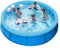 GJXJY Piscine Gonflable Adulte, Piscine Autoportante Rectangulaire Piscine Hors Sol, Pliante en PVC Baignoire pour Organiser des Fêtes Aquatiques dans Cour 300 * 76cm