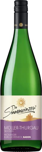 Die Sonnenwinzer Hecklinger Burg Lichteneck Müller-Thurgau Qualitätswein Trocken (1 L)