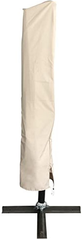 YELLOW SHOP Custodia copri ombrellone a braccio laterale per ombrelloni GARDA mt 2x3, 3x3, 3x4 colore Beige (Mt 3x4)