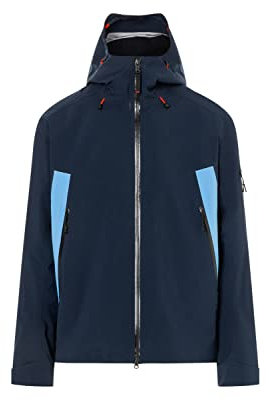 Bogner Fire + Ice Mens Piz2-t Blau - Wasserdichte atmungsaktive Herren Skijacke, Größe 48 - Farbe Deepest Navy