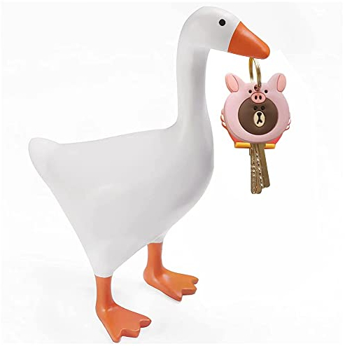 VOZUKO Niedliche Gänse, magnetischer Schlüsselhalter, Eklektische Kawaii-Ente, Wohnung, Haus, Zimmer, Heimdekoration, ästhetische Dekorationen, Zubehör, Schlafzimmer, Gadgets (groß)