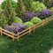 [en.casa] Gartenzaunset Krölpa im 2er Set aus Kiefernholz Outdoor 2-tlg. Holzzaun 100x40cm