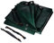 Lona de 5 m x 6 m, 260 g/m², con Ojales (50 cm de Distancia), Impermeable, Resistente a los Rayos UV, Lavable, Lona de protección, Cubierta de Madera, para Muebles de jardín, Barco, Piscina