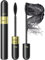 Jeffbaubl+Hellokiss Mascara Wasserfest Schwarz, 2 In 1 4D Silk Fiber Eyelash Mascara Wimperntusche, Langanhaltende Wimperntusche, Wischfest Und Nicht Verklumpend für Make up Schminke
