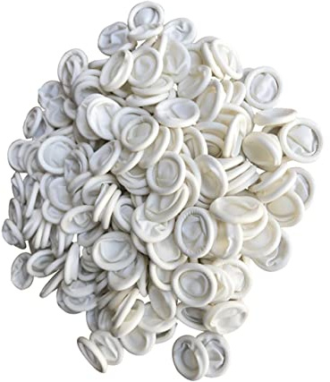 Finger Cot Monouso Bianco a Rete 830 Pezzi per Protezione Dita | Proteggi Dita, Flessibili e Leggeri, per Manicure Fai da Te e Pittura, Adatti a Insegnanti e Lavoratori