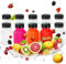 Kiuiom Mini Bouteille Jus de Fruit, Bouteilles de Jus en Plastique, Bouteille de Lait Vide Plastique, 10PCS 120ML Petites Bouteilles Jus Vides Bouteille Smoothie pour Jus Smoothies Boissons (120ml)