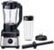 Braun Standmixer PowerBlend 7 JB7551BK, 1,7L Glaskrug, 10 Geschwindigkeiten + Pulse, automatischen Speiseprogramme, PrecisionCrush-Klinge, Reinigungsprogramm, Stampfer & 600ml Flasche, 1400W, Schwarz