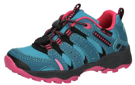 Lico Unisex Kinder Fremont Trekkingsschuhe, Petrol Schwarz Pink, 32 EU