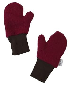 Generisch Walkhandschuhe Kinder aus 100% Wolle – warm, atmungsaktiv & weich – Baby & Kleinkind Fäustlinge für Herbst & Winter, mulesing frei