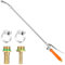 Lance de pulvérisation universelle de rechange réglable de 3/8 et 1/4 en laiton Barb universel de rechange pour nettoyeur haute pression pour jardins, vergers