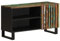Makastle Meuble TV, Meuble de Salon, Console TV avec 1 Porte et 2 Étagères, Banc TV en Bois, Table TV, Support Télé, Meuble Tele, pour Salon et Bureau, 80x34x46 cm bois d'acacia massif