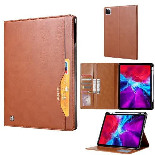 Stile telefono Custodia compatibile con iPad Pro 13 pollici 2024, Custodia Folio Premium in pelle PU con slot Compatible with scheda Smart Cover con spegnimento/riattivazione automatica, Flip Cover Fl
