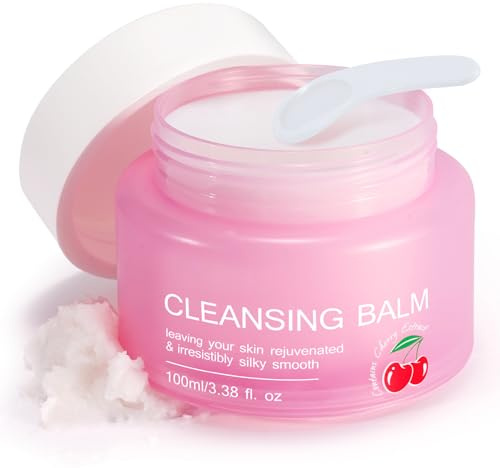 Cleansing Balm, Korean Makeup Remover, 3.38 OZ Deep Clear Cleansing Balm, Moisturized Finish with Plant Based Oil, Facial Cleanser for All Skin Types, Korean Melting Makeup Remover Balm